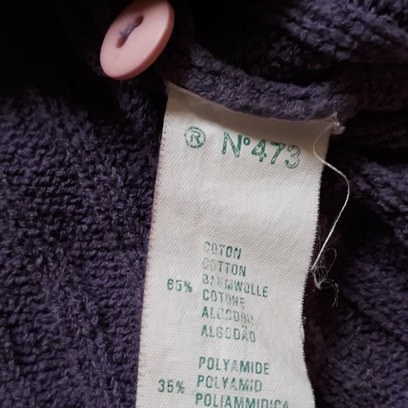 Catamini Spring Floral Knit Half Button Sweater - Picture 5 of 6